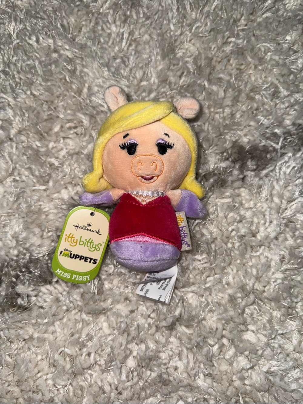 Hallmark Itty Bittys The Muppets Miss Piggy Disney NEW Plush Stuffed Animal Toy